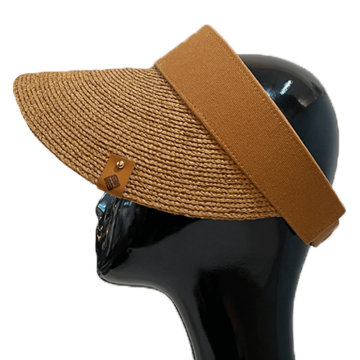 Raffia Straw Visor